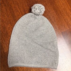 Cashmere Beanie with Pom Pom